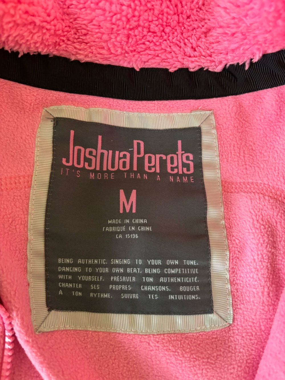Pink JP Co. Fleece Zip-Up Jacket - Picture 10 of 15